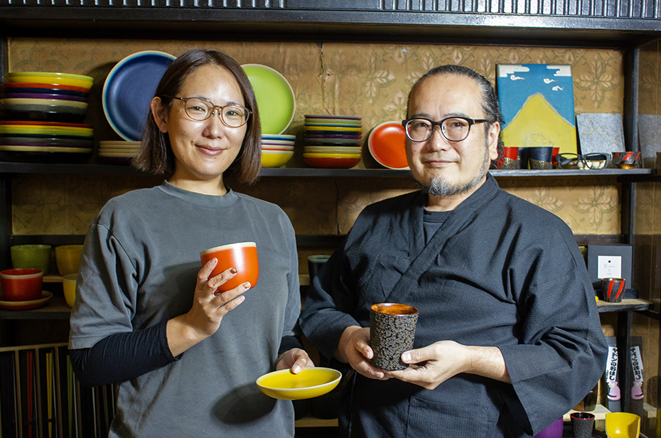 香川漆器<br>松本光太・土田百合香（さぬきうるしSinra）