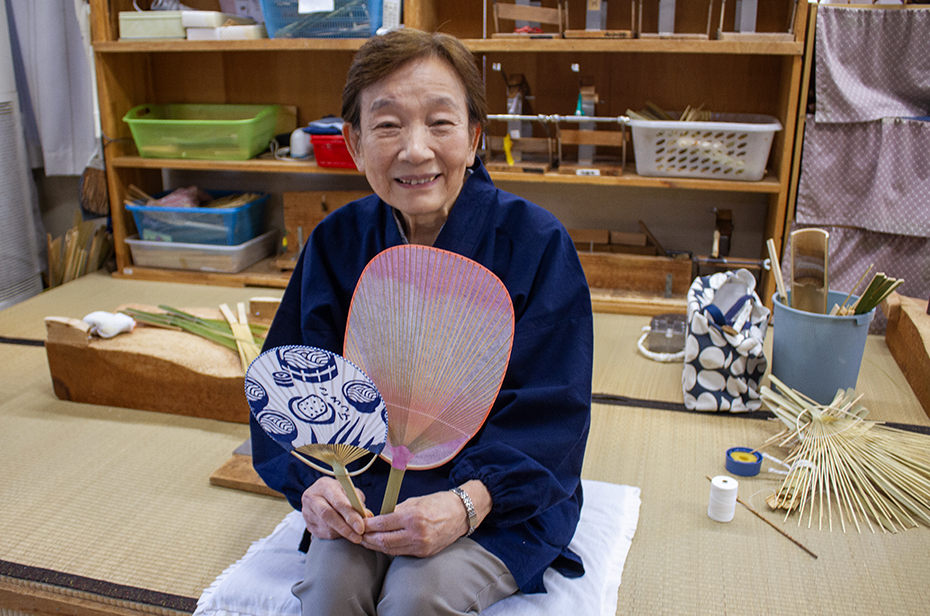 丸亀うちわ<br>三谷順子